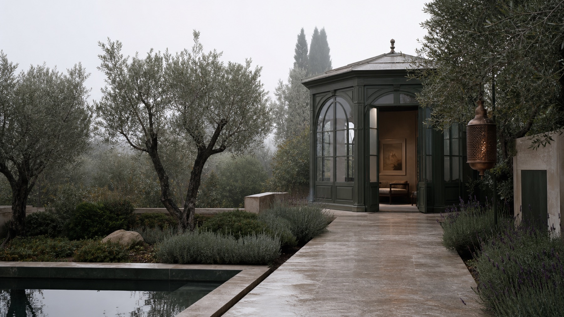 Fictional Garden Studio concept setting